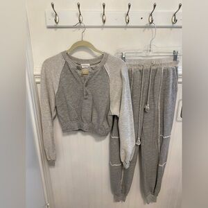 Lovers + Friends Gray Lounge Set